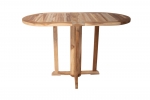 Balkontisch klappbarer Gartentisch Teakholz massiv 120x60 cm MANOI