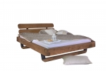Balkenbett Massivholzbett 180x200 cm Fichte honigfarben Similan