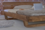 Balkenbett Massivholzbett 180x200 cm Fichte honigfarben Lagos