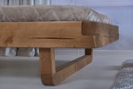 Balkenbett Massivholzbett 180x200 cm Fichte honigfarben Lagos