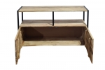 Sideboard Kommode Akazie 110x35x65 cm naturfarben Nagar III