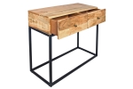 Konsolentisch Flurtisch Akazie massiv 90x35x75 cm naturfarben Nagar I