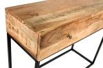 Konsolentisch Flurtisch Akazie massiv 90x35x75 cm naturfarben Nagar I