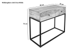 Konsolentisch Flurtisch Akazie massiv 90x35x75 cm naturfarben Nagar I