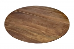 Couchtisch Akazie massiv Hairpin-Gestell Metall 90x90x45 cm nussbaumfarben schwarz Nagar