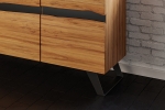 Sideboard 160 cm Akazienholz naturfarben SARAH