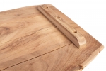 SAM® Tischplatte Baumkante Akazie Natur 120 x 40 cm CURTIS