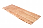  Tischplatte Baumkante Akazie Natur 160 x 60 cm CURT