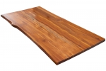  Tischplatte Baumkante Akazie cognac 120 x 80 cm IMKA