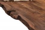 Tischplatte Baumkante massiv Akazie nussbaum 220 x 100 MILO