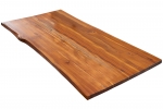 SAM® Tischplatte Baumkante Akazie cognac 120 x 80 cm Esra
