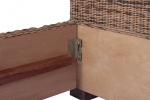 SAM® Rattanbett Doppelbett 200 x 200 cm Rattan Slash