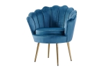 SAM® Armlehnsessel Polstersessel Samt Türkis Retro-Look BIG CHAIR