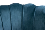 SAM® Armlehnsessel Polstersessel Samt Türkis Retro-Look BIG CHAIR