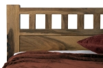 Massivholzbett natur 180 x 200 cm aus Sheeshamholz Aida