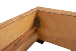 Loombett Korbbett Doppelbett Honigfarben aus Loom-Geflecht 140 x 200 cm TUNIS