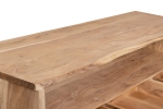 Lowboard TV-Board 160 x 45 x 50 cm Akazienholz massiv naturfarben DAHLIA