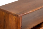 Lowboard TV-Board 230 x 45 x 50 cm Akazienholz massiv nussbaumfarben DAHLIA