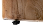 Couchtisch mit Ablage Akazie massiv 120 x 60 x 40 cm naturfarben DAHLIA