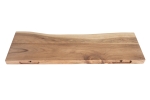 Steckboard mit Baumkante Wandregal Akazie massiv naturfarben lackiert 70 x 20 Amanda