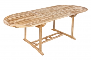 SAM® TEAK Gartentisch ausziehbar Teakholz 180 - 240 cm ARUBA