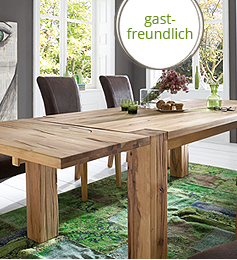 SAM® 7tlg Tischgruppe 200 cm Lord Balkeneiche BRAXTON