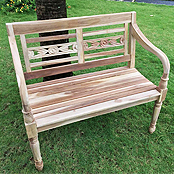 SAM® Teak 2 Sitzer Gartenbank 100 cm Batista 