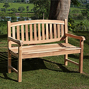 SAM® Teak 2 Sitzer Gartenbank 120 cm Olivera