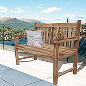 SAM® Teak 2 Sitzer Gartenbank 120 cm Java