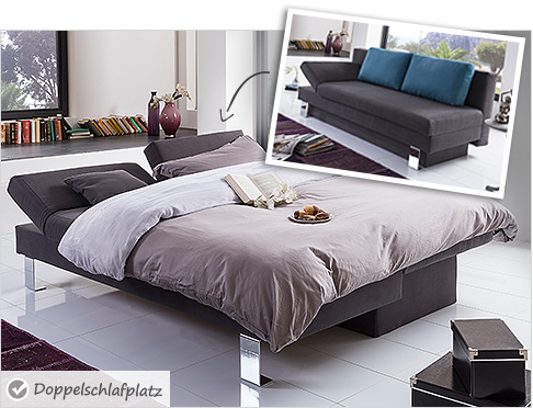 SAM® Schlafsofa anthrazit Sofa TILL 200 cm