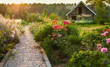 Ein schöner Garten muss nicht viel Arbeit machen