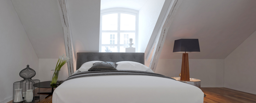 Bett unter einer dachschräge tipps und kleine tricks zuhause ...