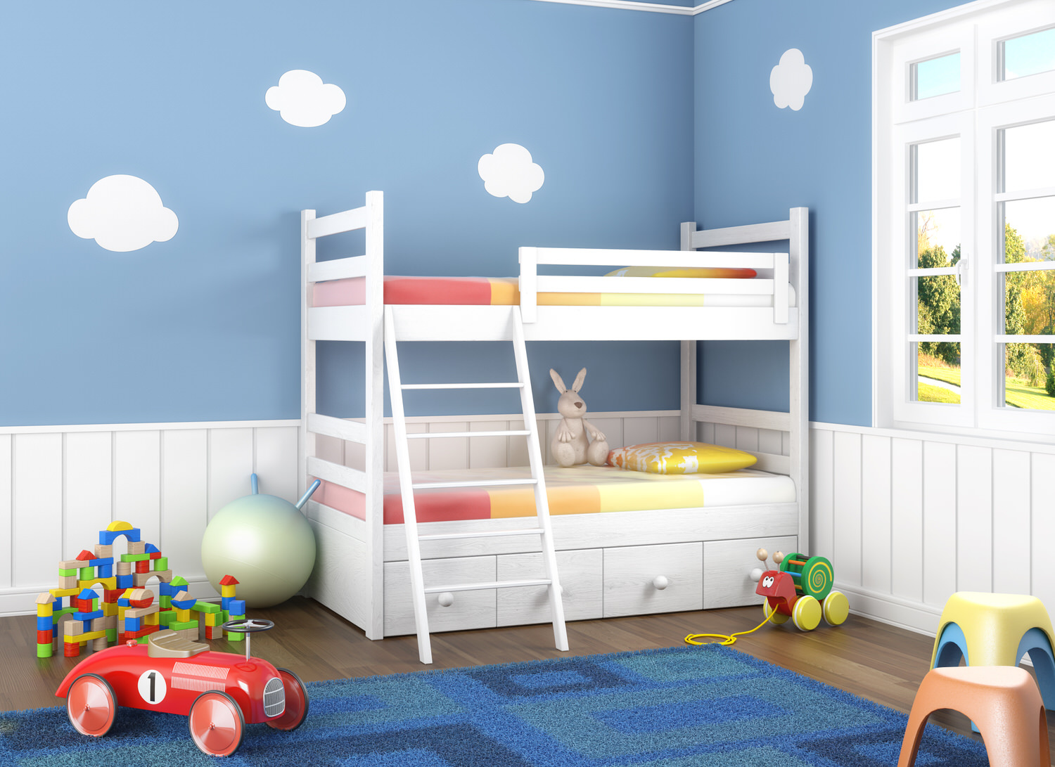 Kleines kinderzimmer einrichten eine groÃe herausforderung ...