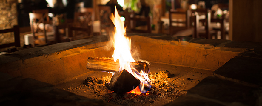 Holz als Brennstoff ist die beste Wahl und sorgt für das knisternde Feuerfeeling