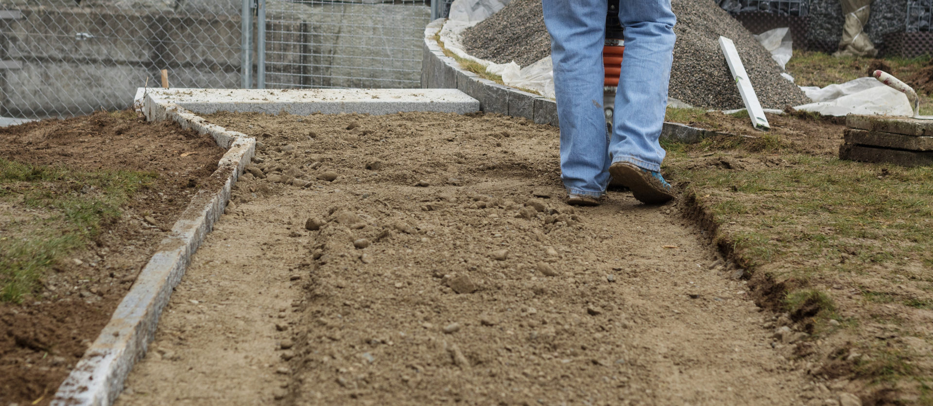 Der Weg muss zunächst sorgfältig fundamentiert werden!