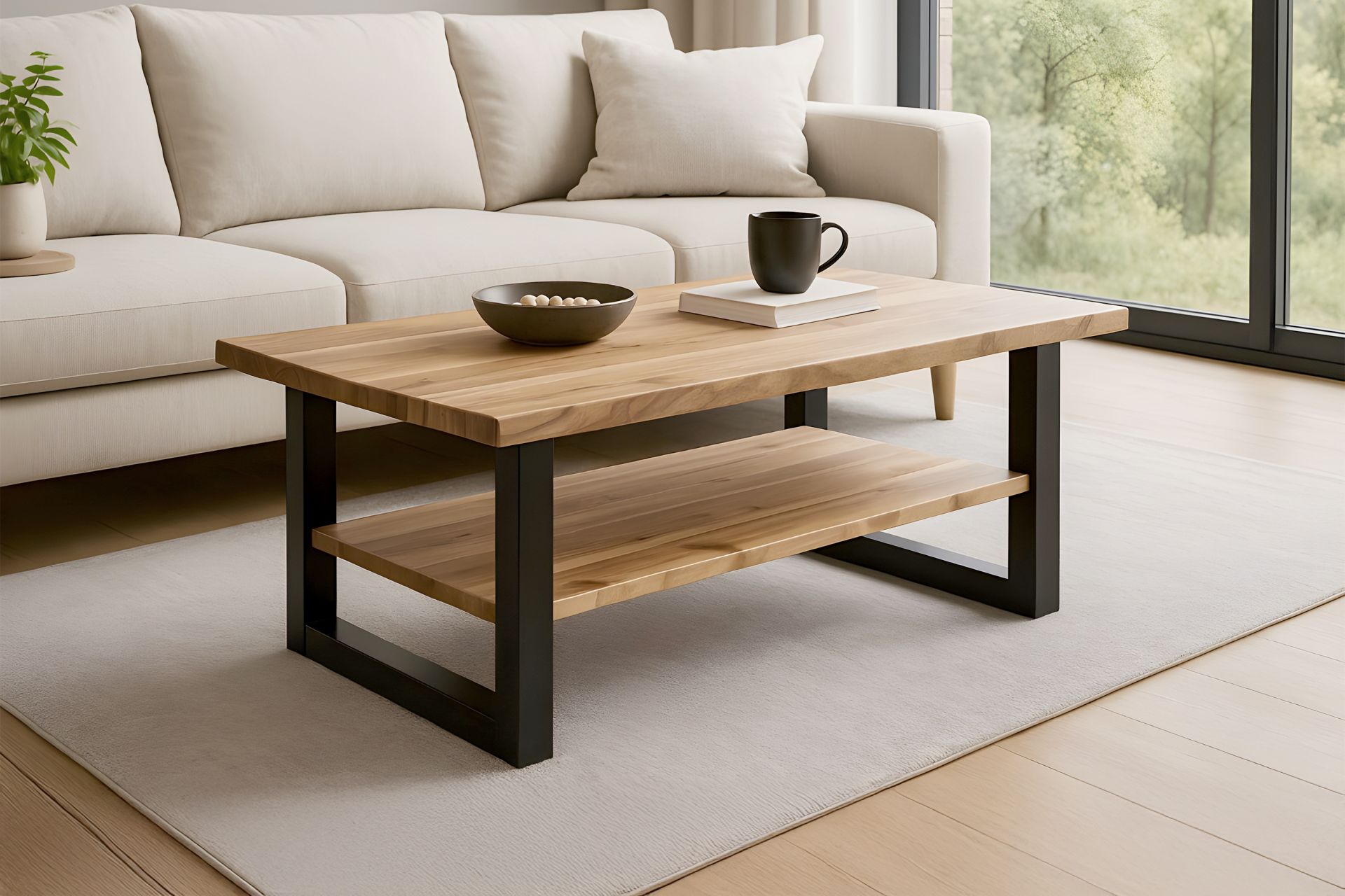 Couchtisch aufgeräumt